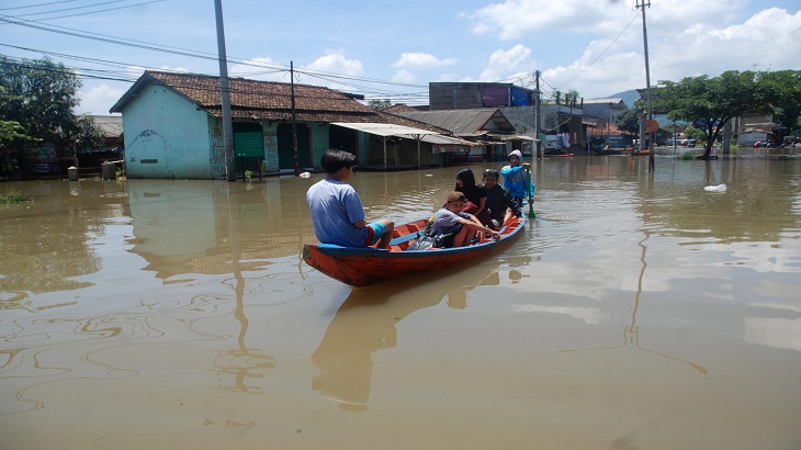  Banjir Rendam Dua Kampung di Banjarsari, Pengalengan