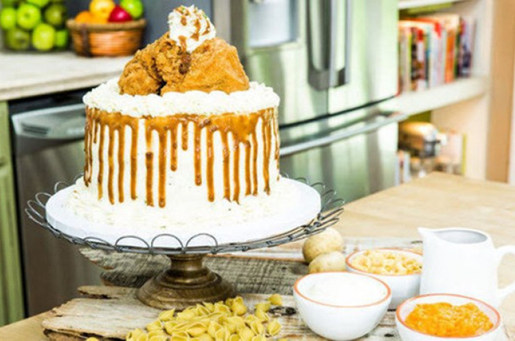 Kue Ulang Tahun Unik Untuk Pencinta Makanan Gurih