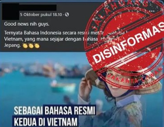 Tangkapan Layar Hoaks. 