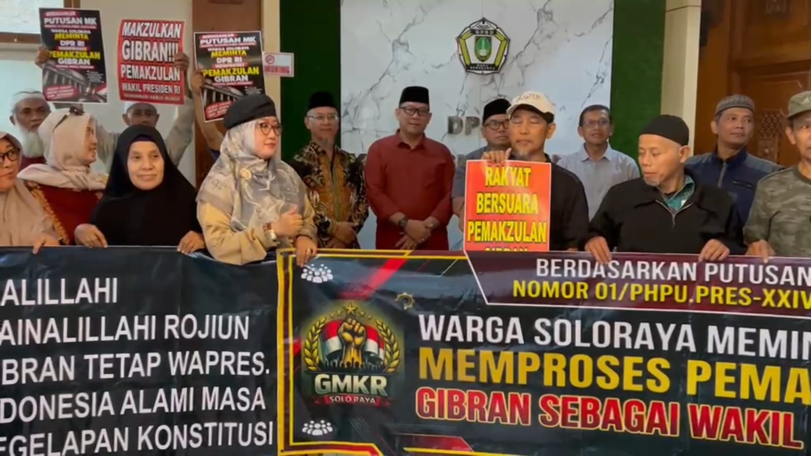 GMKR Solo Desak Pemakzulan Wapres Gibran Imbas Putusan MK
