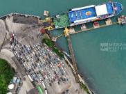 Fenomena Pasang Bakal Melanda Pelabuhan Merak-Bakauheni, Pemudik dan Operator Kapal Diminta Hati-Hati