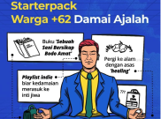 Starterpack Warga +62 Damai Ajalah 