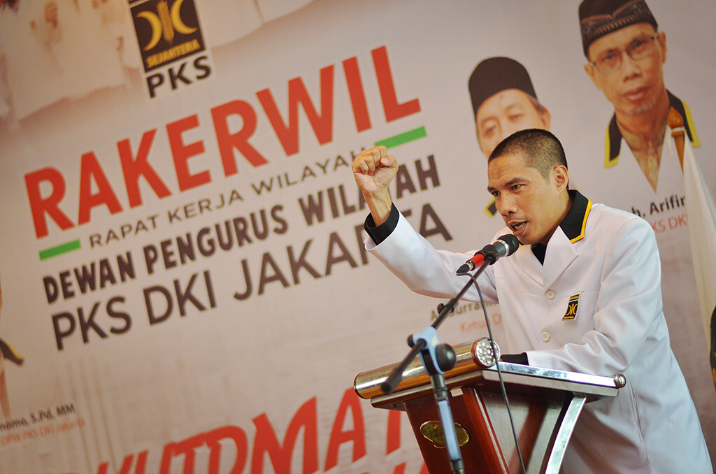 Ketua Dewan Pengurus Wilayah (DPW) Partai Keadilan Sejahtera (PKS) Daerah Khusus Ibukota (DKI) Jakarta Syakir Purnomo