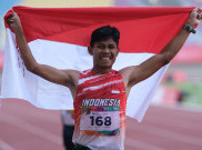 Perjuangan Sapto Yogo Raih Medali Emas, Tahan Sakit dan Jatuh usai Finis