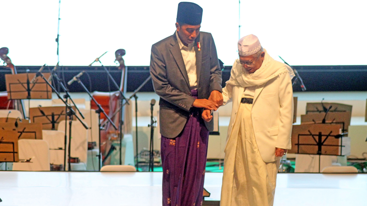 Jokowi dan Kiai Ma'ruf Amin