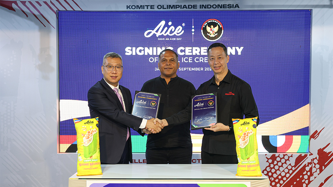 Aice kembali Dukung Tim Indonesia Emas Menuju Asian Games 2026, 3 Tahun Setia Dampingi Atlet 