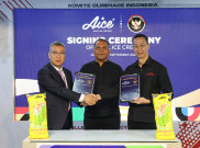 Aice kembali Dukung Tim Indonesia Emas Menuju Asian Games 2026, 3 Tahun Setia Dampingi Atlet 