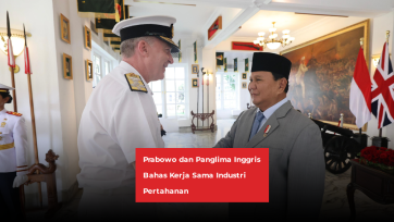 Prabowo dan Panglima Inggris Bahas Kerja Sama dalam Industri Pertahanan