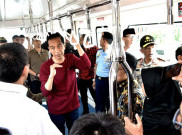 Resmikan Kereta Bandara, Presiden Jokowi Berharap Pemilik Mobil Pribadi Gunakan Transportasi Massal 