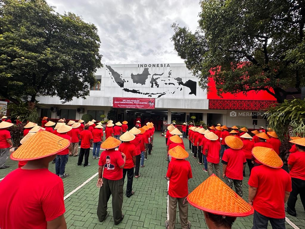 Petani MSP Ikrarkan Tolak Impor Beras di Sekolah Partai PDIP