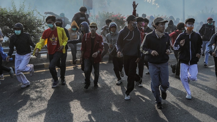 Polisi Tangkap 1.365 Orang Terkait Demo Rusuh di Jakarta