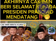 [HOAKS atau FAKTA]: Beri Selamat ke Prabowo, Cak Imin Minta Kursi