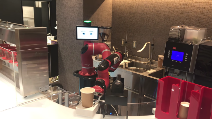 Canggih, Di Kafe ini Pengunjung Dilayani Robot Barista!