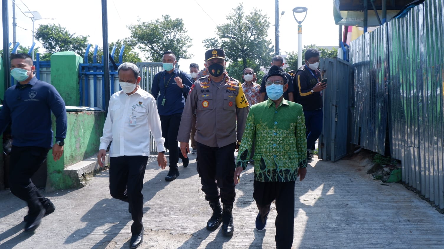 Kapolda Metro Jaya, Irjen Fadil Imran mengunjungi kantor Muhammadiyah DKI Jakarta, Jalan Kramat Raya, Jakarta Pusat, pada Selasa (2/3). Foto: MP/Kanu