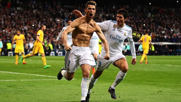 Cristiano Ronaldo mengantarkan Real Madrid ke semifinal Liga Champions musim ini. (Chris Brunskill Ltd/Getty Images)