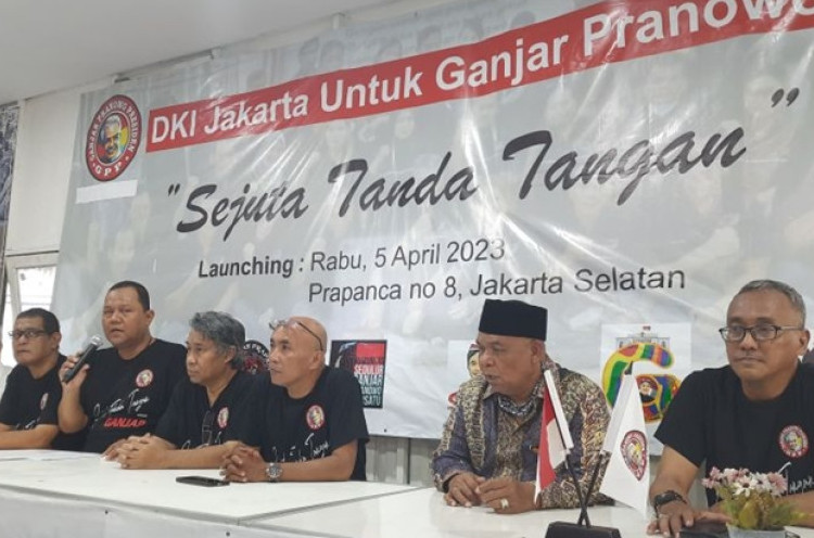 Relawan Ganjar Deklarasikan Sejuta Tanda Tangan di Jakarta
