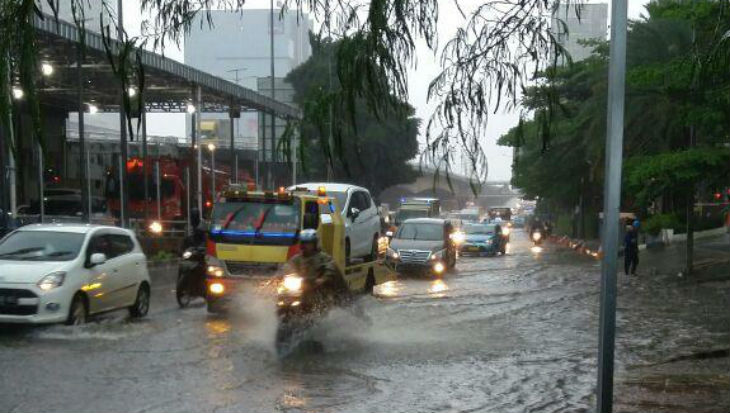 Ilustrasi banjir. (Foto: Twitter)