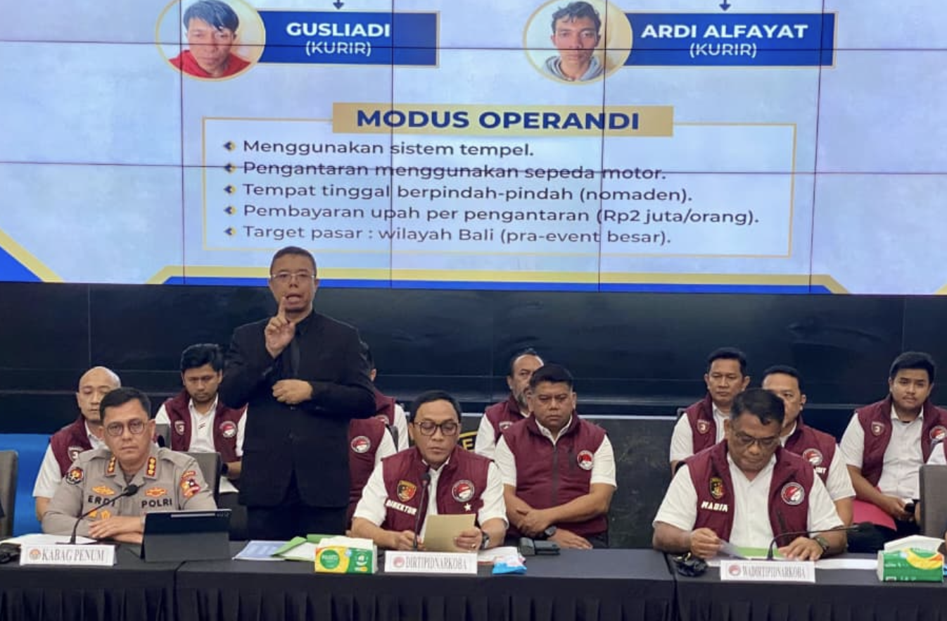 Modus Operandi Sistem Tempel dalam Peredaran Narkoba Jelang DWP 2025 di Bali, seperti Apa?