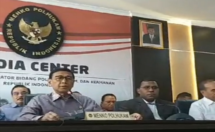 Rapat koordinasi masalah Papua di Kantor Kemenko Polhukam Jakarta