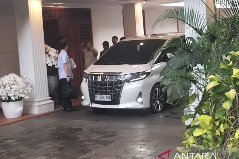Prabowo Berada di Kartanegara Jelang Debat Pilpres 2024 di Istora Senayan