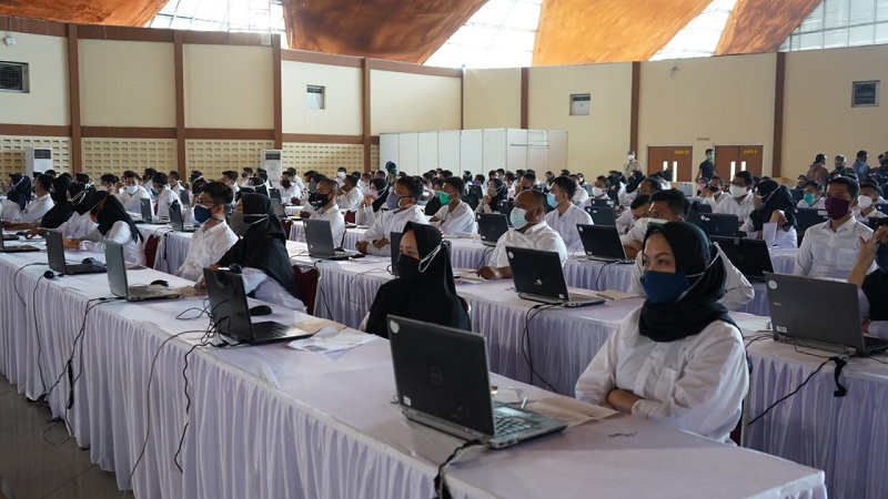 2.567 Orang CPNS Kabupaten Sukabumi Tes SKD di Universitas Telkom