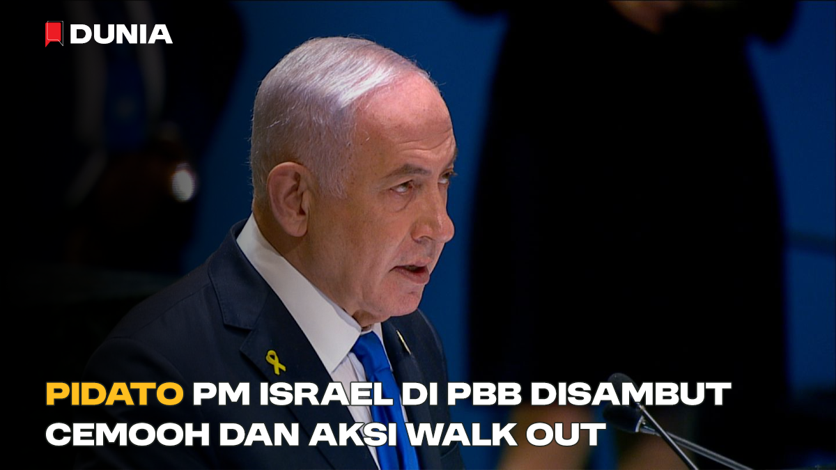Pidato PM Israel di PBB Disambut Cemooh dan Aksi Walk Out