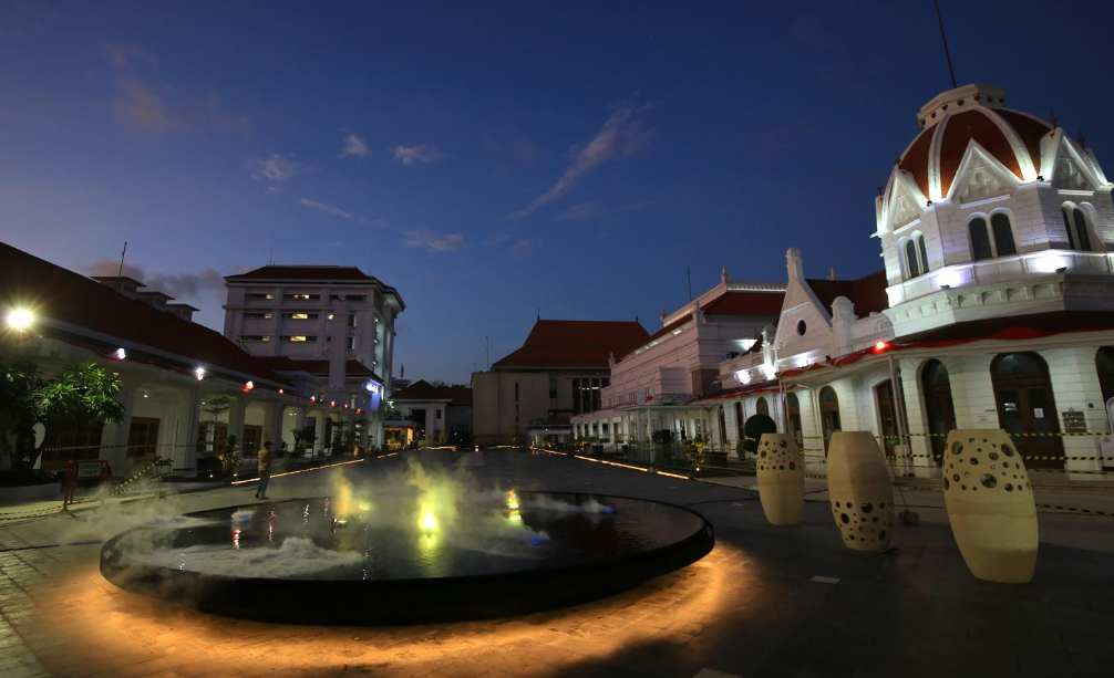 Tampilan Alun-alun Surabaya yang diresmikan Wali Kota Surabaya, Tri Rismaharini, pada 17 Agustus 2020. Foto: Istimewa