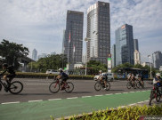 Dishub DKI Klaim Jumlah Pesepeda Road Bike Naik Selama Uji Coba