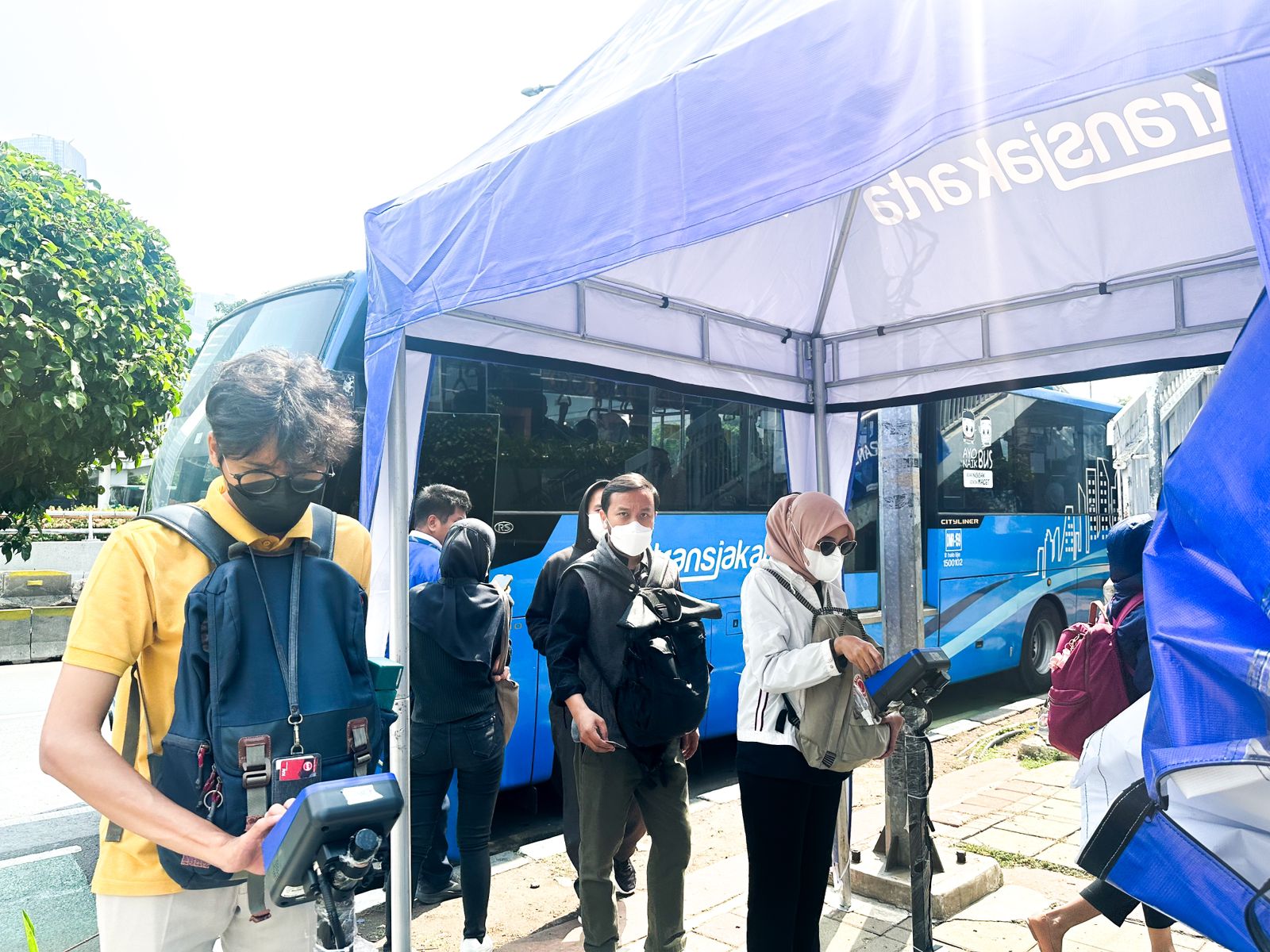 Halte Gatot Subroto Jamsostek Direvitalisasi, TransJakarta Siapkan Bus Stop