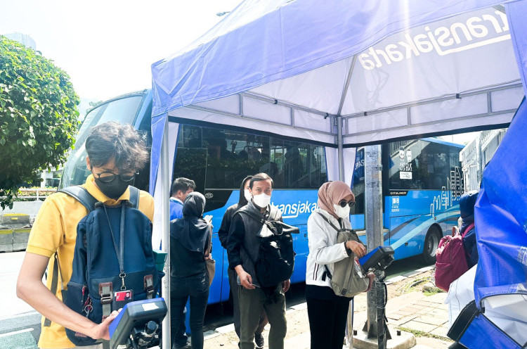 Halte Gatot Subroto Jamsostek Direvitalisasi, TransJakarta Siapkan Bus Stop