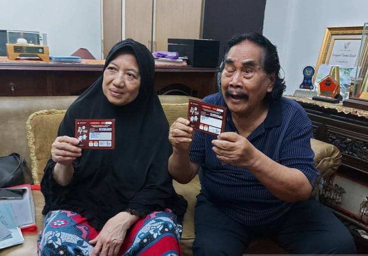 KPU DKI Sambangi Rumah Jaja Mihardja Lakukan Coklit Data Pemilih