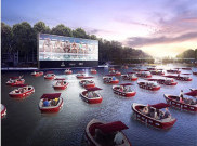 Floating Cinema' Alternatif Nonton Bioskop di masa Pandemi