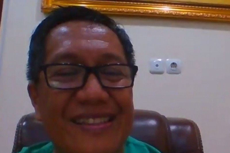 Jubir Satgas Pencegahan dan Penanganan COVID-19 Papua dr Silwanus Sumule. (ANTARA/Evarukdijati)