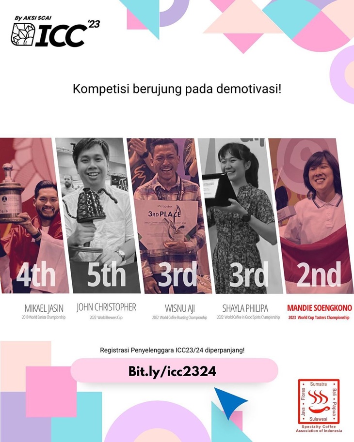 Mandie Soengkono Raih Juara 2 di 2023 World Cup Tasters Championship