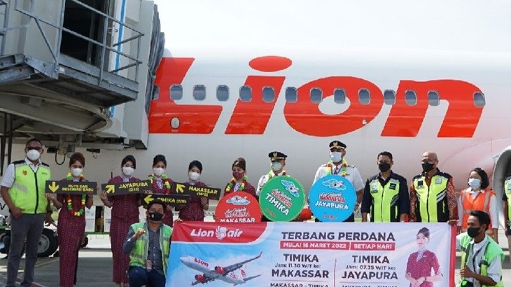 Lion Air Buka Rute Timika-Jayapura