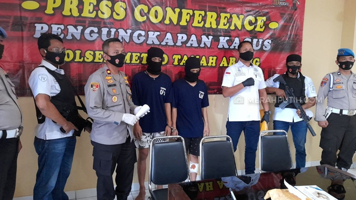   Konferensi pers di Polsek Metro Tanah Abang. (Foto: MP/Kanugrahan)