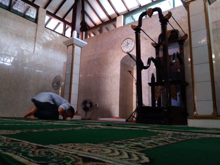 Masjid ini adalah cikal bakal Masjid Sang Cipta Rasa (Foto: MP/Mauritz)