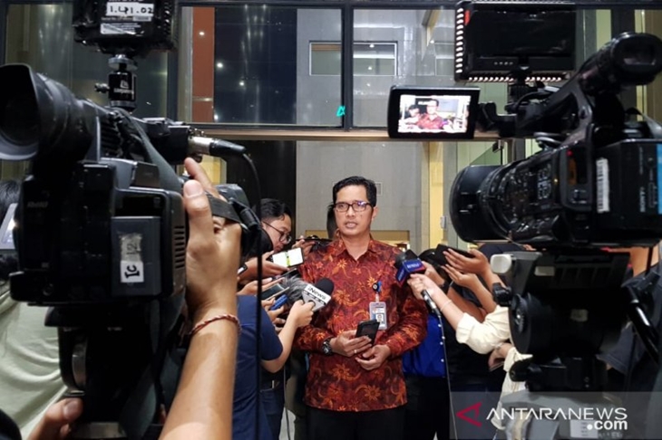Juru Bicara KPK Febri Diansyah. (Antara/Benardy Ferdiansyah)