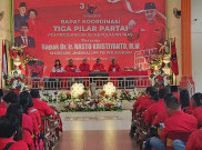 Datangi Nias, Sekjen PDIP Gelar Konsolidasi 3 Pilar Partai