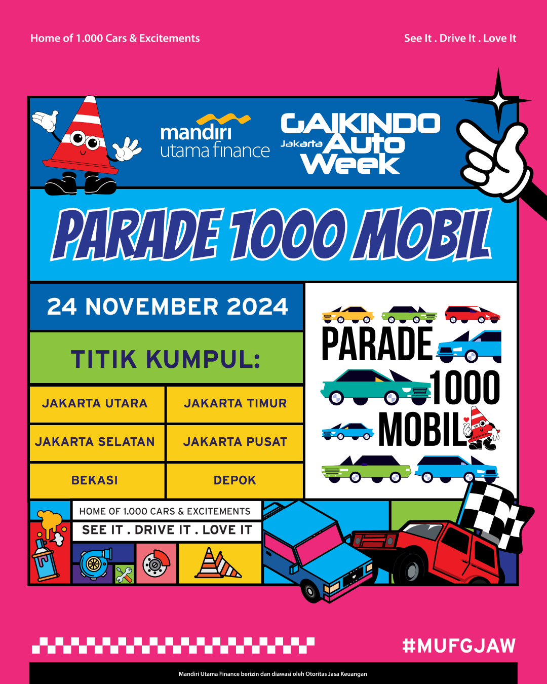 GJAW 2024 akan Tampilkan Parade 1.000 Mobil Terbaru Hingga Modifikasi