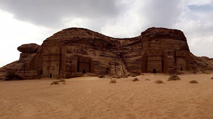 Mada'in Saleh di Arab Saudi. (Foto: instagram.com/ziz0_rd)