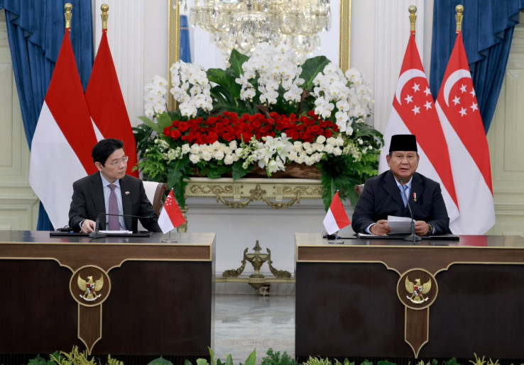 Presiden Prabowo Bahas Isu Global Bersama PM Singapura, Tegaskan Sikap ASEAN Utamakan Diplomasi