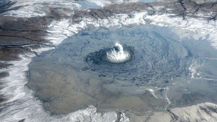 Semburan lumpur Lapindo hingga kini masih meluap dan disinyalir mengandung unsur lithium. (Foto: MP/Istimewa)