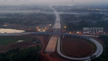 Menilik Pembangunan Jalan Tol Serbaraja Seksi 1B CBD - Legok Masuki Tahap Akhir