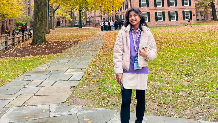 Siswi SMP Indonesia Abigail Marcia Danielle Raih Medali Emas Kompetisi Menulis di Yale University