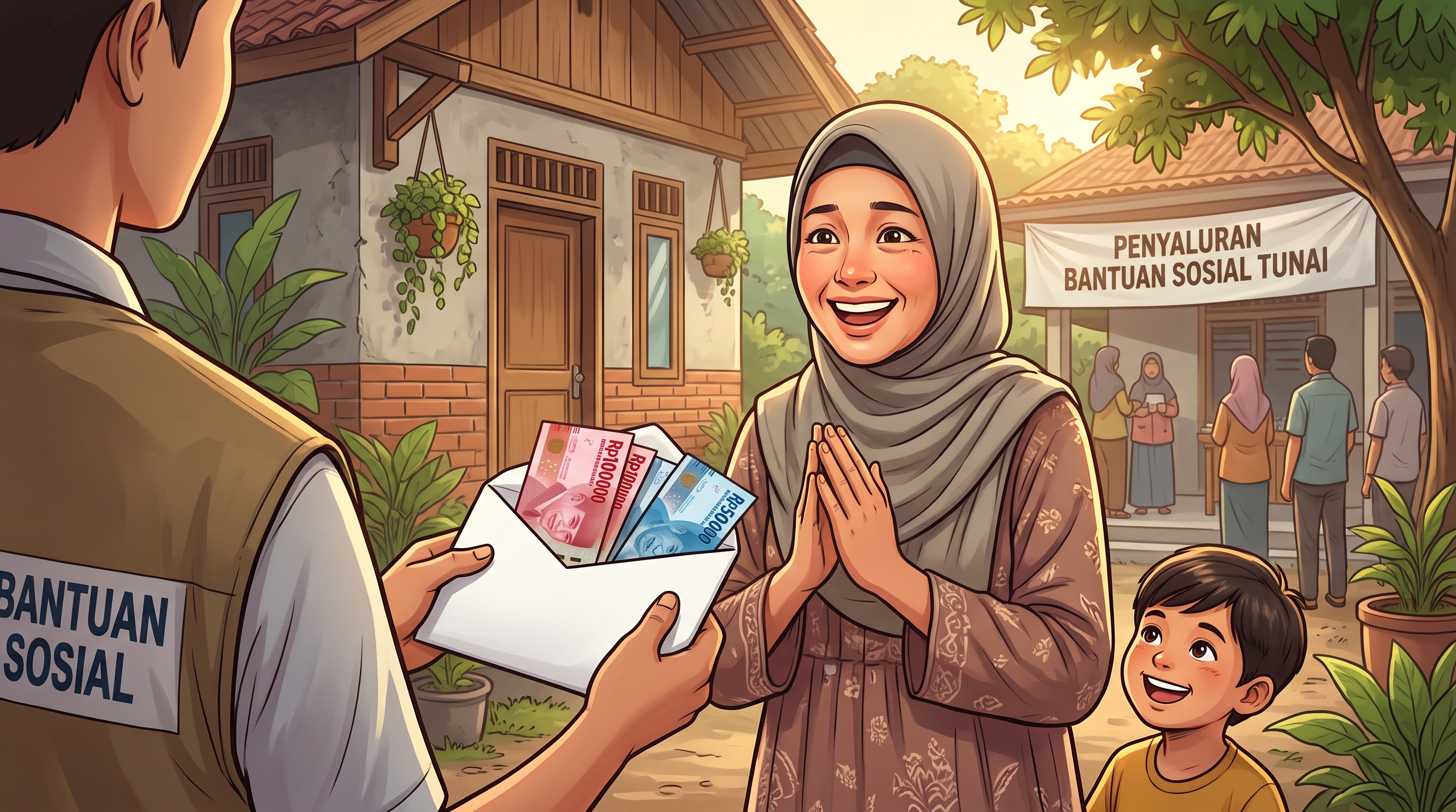 Bansos Rp600 Ribu Oktober 2026, Begini Cara Cek Lewat HP