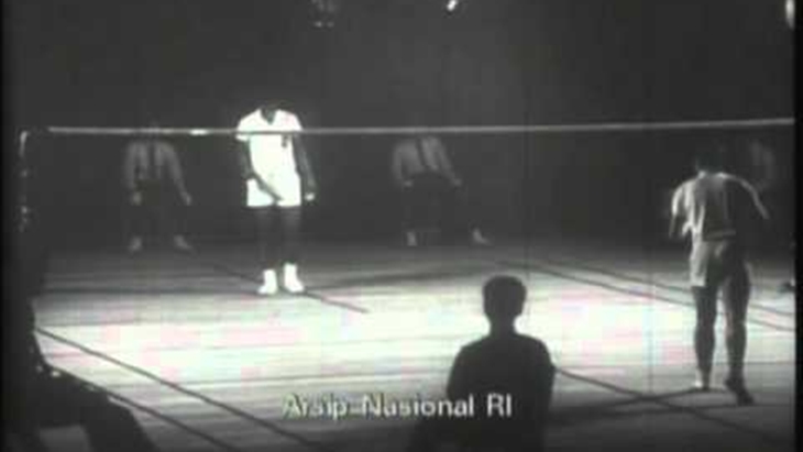 Tan Joe Hok pebulu tangkis Indonesia di Asian Games 1962. (Foto/Arsip Indonesia)