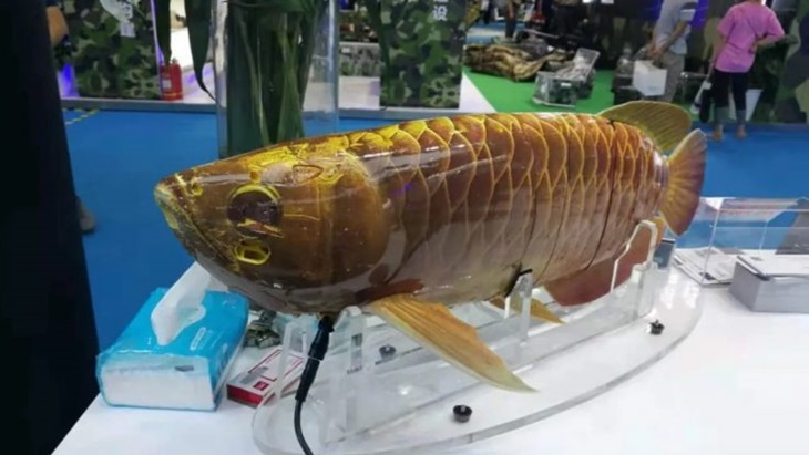 Tiongkok Pamerkan Drone Bawah Air Seperti Ikan Sungguhan