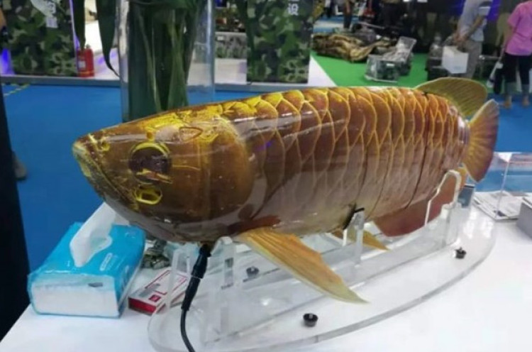 Tiongkok Pamerkan Drone Bawah Air Seperti Ikan Sungguhan