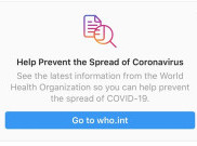Cegah Hoaks, Instagram akan Hapus Akun Tidak Resmi yang Sebarkan Konten COVID-19